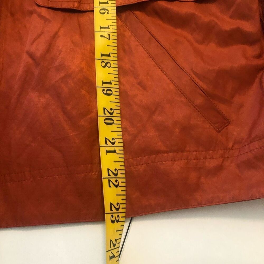 Chico’s Gorpcore Rust Cropped Jacket Size 12 - Picture 11 of 11